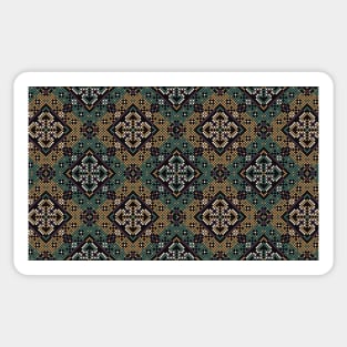 Ethnic pattern pet bandana Sticker